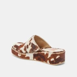 ROSITA FLATS COCOA TAURUS CALF HAIR(Rosita Flats Cocoa Taurus Calf Hair) -Dolce Vita Shop DOLCEVITA FLATS ROSITA COCOA TAURUS CALF HAIR 08