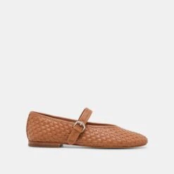 ROSLYN WOVEN BALLET FLATS SADDLE WOVEN LEATHER(Roslyn Woven Ballet Flats Saddle Woven Leather)