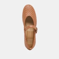 ROSLYN WOVEN BALLET FLATS SADDLE WOVEN LEATHER(Roslyn Woven Ballet Flats Saddle Woven Leather) -Dolce Vita Shop DOLCEVITA FLATS ROSLYNWOVEN SADDLEWOVENLEATHER 06