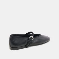 ROSLYN BALLET FLATS BLACK LEATHER(Roslyn Ballet Flats Black Leather) -Dolce Vita Shop DOLCEVITA FLATS ROSLYN BLACK LEATHER 03