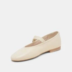 ROSLYN BALLET FLATS CREME LEATHER(Roslyn Ballet Flats Creme Leather) -Dolce Vita Shop DOLCEVITA FLATS ROSLYN CREME LEATHER 08
