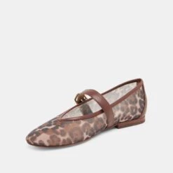 ROSLYN BALLET FLATS LEOPARD MESH(Roslyn Ballet Flats Leopard Mesh) -Dolce Vita Shop DOLCEVITA FLATS ROSLYN LEOPARDMESH 08