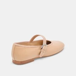 ROSLYN BALLET FLATS LIGHT TAN LEATHER(Roslyn Ballet Flats Light Tan Leather) -Dolce Vita Shop DOLCEVITA FLATS ROSLYN LIGHTTANLEATHER 03
