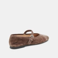 ROSLYN BALLET FLATS SMOKE VELVET(Roslyn Ballet Flats Smoke Velvet) -Dolce Vita Shop DOLCEVITA FLATS ROSLYN SMOKEVELVET 03