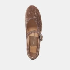 ROSLYN BALLET FLATS SMOKE VELVET(Roslyn Ballet Flats Smoke Velvet) -Dolce Vita Shop DOLCEVITA FLATS ROSLYN SMOKEVELVET 06