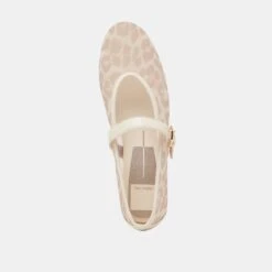 ROSLYN BALLET FLATS WHITE LEOPARD MESH(Roslyn Ballet Flats White Leopard Mesh) -Dolce Vita Shop DOLCEVITA FLATS ROSLYN WHITELEOPARDMESH 06