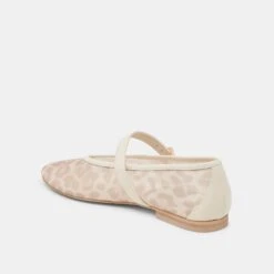 ROSLYN BALLET FLATS WHITE LEOPARD MESH(Roslyn Ballet Flats White Leopard Mesh) -Dolce Vita Shop DOLCEVITA FLATS ROSLYN WHITELEOPARDMESH 09