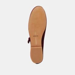 ROSLYN BALLET FLATS WINE VELVET(Roslyn Ballet Flats Wine Velvet) -Dolce Vita Shop DOLCEVITA FLATS ROSLYN WINE VELVET 07