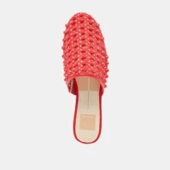 ROVA BEAD FLATS CHILI BEADED MESH(Rova Bead Flats Chili Beaded Mesh) -Dolce Vita Shop DOLCEVITA FLATS ROVABEAD CHILIBEADEDMESH 06