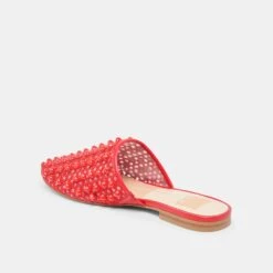 ROVA BEAD FLATS CHILI BEADED MESH(Rova Bead Flats Chili Beaded Mesh) -Dolce Vita Shop DOLCEVITA FLATS ROVABEAD CHILIBEADEDMESH 08