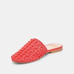 ROVA BEAD FLATS CHILI BEADED MESH(Rova Bead Flats Chili Beaded Mesh) -Dolce Vita Shop DOLCEVITA FLATS ROVABEAD CHILIBEADEDMESH 09