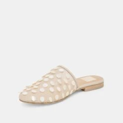 ROVA BEAD FLATS IVORY DISC MESH(Rova Bead Flats Ivory Disc Mesh) -Dolce Vita Shop DOLCEVITA FLATS ROVABEAD IVORYDISCMESH 08