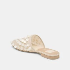 ROVA BEAD FLATS IVORY DISC MESH(Rova Bead Flats Ivory Disc Mesh) -Dolce Vita Shop DOLCEVITA FLATS ROVABEAD IVORYDISCMESH 09