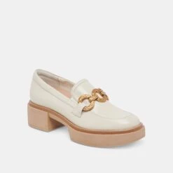 SHEENA LOAFERS IVORY CRINKLE PATENT - Re:vita(Sheena Loafers Ivory Crinkle Patent Resale) -Dolce Vita Shop DOLCEVITA FLATS SHEENA IVORYCRINKLEPATENT 01 eab1387d 6645 460e bcc3 a416219a576d