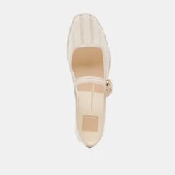 TAMEKA BALLET FLATS BONE STRIPE MESH(Tameka Ballet Flats Bone Stripe Mesh) -Dolce Vita Shop DOLCEVITA FLATS TAMEKA BONESTRIPEMESH 06