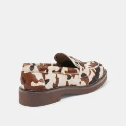 TIGGY LOAFERS COCOA TAURUS CALF HAIR(Tiggy Loafers Cocoa Taurus Calf Hair) -Dolce Vita Shop DOLCEVITA FLATS TIGGY COCOA TAURUS CALFHAIR 03