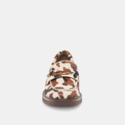 TIGGY LOAFERS COCOA TAURUS CALF HAIR(Tiggy Loafers Cocoa Taurus Calf Hair) -Dolce Vita Shop DOLCEVITA FLATS TIGGY COCOA TAURUS CALFHAIR 04