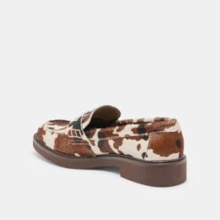 TIGGY LOAFERS COCOA TAURUS CALF HAIR(Tiggy Loafers Cocoa Taurus Calf Hair) -Dolce Vita Shop DOLCEVITA FLATS TIGGY COCOA TAURUS CALFHAIR 08