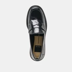 TIGGY LOAFERS MIDNIGHT CRINKLE PATENT(Tiggy Loafers Midnight Crinkle Patent) -Dolce Vita Shop DOLCEVITA FLATS TIGGY MIDNIGHT CRINKLE PATENT 06