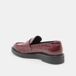 TIGGY LOAFERS OXBLOOD CRINKLE PATENT(Tiggy Loafers Oxblood Crinkle Patent) -Dolce Vita Shop DOLCEVITA FLATS TIGGY OXBLOOD CRINKLE PATENT 08
