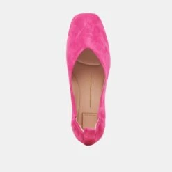 VINNIE BALLET FLATS FUCHSIA SUEDE(Vinnie Ballet Flats Fuchsia Suede) -Dolce Vita Shop DOLCEVITA FLATS VINNIE FUCHSIASUEDE 06