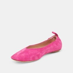 VINNIE BALLET FLATS FUCHSIA SUEDE(Vinnie Ballet Flats Fuchsia Suede) -Dolce Vita Shop DOLCEVITA FLATS VINNIE FUCHSIASUEDE 08
