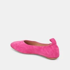 VINNIE BALLET FLATS FUCHSIA SUEDE(Vinnie Ballet Flats Fuchsia Suede) -Dolce Vita Shop DOLCEVITA FLATS VINNIE FUCHSIASUEDE 09