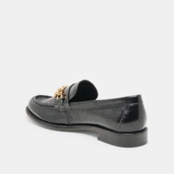 WAYLEN LOAFERS MIDNIGHT CRINKLE PATENT(Waylen Loafers Midnight Crinkle Patent) -Dolce Vita Shop DOLCEVITA FLATS WAYLEN MIDNIGHTCRINKLEPATENT 08