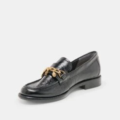 WAYLEN LOAFERS MIDNIGHT CRINKLE PATENT(Waylen Loafers Midnight Crinkle Patent) -Dolce Vita Shop DOLCEVITA FLATS WAYLEN MIDNIGHTCRINKLEPATENT 09