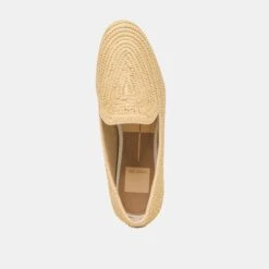BAYLEN FLATS NATURAL WOVEN RAFFIA(Baylen Flats Natural Woven Raffia) -Dolce Vita Shop DOLCEVITA FLAT BAYLEN NATURALWOVENRAFFIA 06