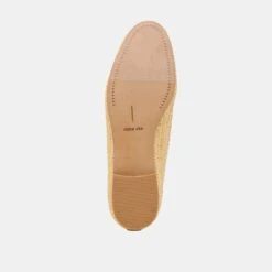 BAYLEN FLATS NATURAL WOVEN RAFFIA(Baylen Flats Natural Woven Raffia) -Dolce Vita Shop DOLCEVITA FLAT BAYLEN NATURALWOVENRAFFIA 07
