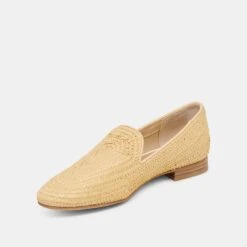 BAYLEN FLATS NATURAL WOVEN RAFFIA(Baylen Flats Natural Woven Raffia) -Dolce Vita Shop DOLCEVITA FLAT BAYLEN NATURALWOVENRAFFIA 08