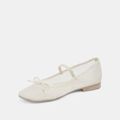 CADEL BALLET FLATS IVORY MESH(Cadel Ballet Flats Ivory Mesh) 26 CADEL BALLET FLATS IVORY MESH(Cadel Ballet Flats Ivory Mesh) -Dolce Vita Shop DOLCEVITA FLAT CADEL IVORYMESH 09