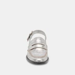 HARDI WIDE LOAFERS SILVER CRACKLED LEATHER - Re:vita(Hardi Wide Loafers Silver Crackled Leather Resale) -Dolce Vita Shop DOLCEVITA FLAT HARDI SILVERCRACKLEDLEATHER 04 b1cf1339 60c6 499d befb 4c155ccb2631