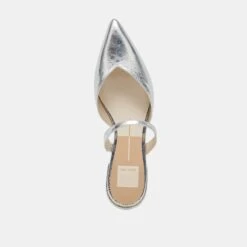 KANIKA WIDE FLATS SILVER DISTRESSED LEATHER(Kanika Wide Flats Silver Distressed Leather) -Dolce Vita Shop DOLCEVITA FLAT KANIKALOW SILVERDISTRESSEDLEATHER 06 45b28cc2 6f27 4d85 a1b5 d903380eb7c5