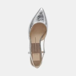 Dolce Vita NARAH FLATS SILVER METALLIC LEATHER(Narah Flats Silver Metallic Leather) -Dolce Vita Shop DOLCEVITA FLAT NORAH SILVERMETALLICLEATHER 06