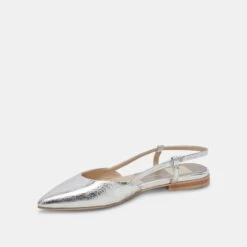 Dolce Vita NARAH FLATS SILVER METALLIC LEATHER(Narah Flats Silver Metallic Leather) -Dolce Vita Shop DOLCEVITA FLAT NORAH SILVERMETALLICLEATHER 09