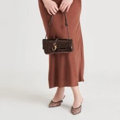 ALICE SHOULDER BAG BROWN SEQUIN STELLA(Alice Shoulder Bag Brown Sequin Stella) 10 ALICE SHOULDER BAG BROWN SEQUIN STELLA(Alice Shoulder Bag Brown Sequin Stella) -Dolce Vita Shop DOLCEVITA HANDBAGS ALICE L BROWNLIZARD 03 1
