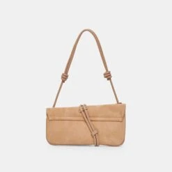 ALICE SHOULDER BAG BEIGE SUEDE(Alice Shoulder Bag Beige Suede) -Dolce Vita Shop DOLCEVITA HANDBAGS ALICE BEIGE 2
