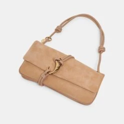 ALICE SHOULDER BAG BEIGE SUEDE(Alice Shoulder Bag Beige Suede) -Dolce Vita Shop DOLCEVITA HANDBAGS ALICE BEIGE 3