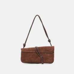 ALICE SHOULDER BAG CHOCOLATE SUEDE(Alice Shoulder Bag Chocolate Suede) -Dolce Vita Shop DOLCEVITA HANDBAGS ALICE CHOCOLATE 2