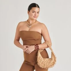 CAICOS SHOULDER BAG NATURAL RAFFIA(Caicos Shoulder Bag Natural Raffia) -Dolce Vita Shop DOLCEVITA HANDBAGS CAICOS NATURAL 03 4