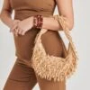 CAICOS SHOULDER BAG NATURAL RAFFIA(Caicos Shoulder Bag Natural Raffia)