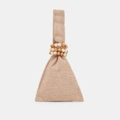 CAREY HANDBAG NATURAL MULTI STELLA(Carey Handbag Natural Multi Stella)