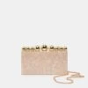 GERRY CLUTCH BEIGE PEARL ACRYLIC(Gerry Clutch Beige Pearl Acrylic)