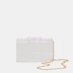 GERRY CLUTCH WHITE PEARL ACRYLIC(Gerry Clutch White Pearl Acrylic) -Dolce Vita Shop DOLCEVITA HANDBAGS GERRY PEARL 03 d0778e32 5678 4a51 9372 d110627e41cc