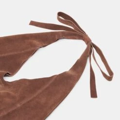 MARIE TOTE CHOCOLATE SUEDE(Marie Tote Chocolate Suede) -Dolce Vita Shop DOLCEVITA HANDBAGS MARIE CHOCOLATE DETAILS