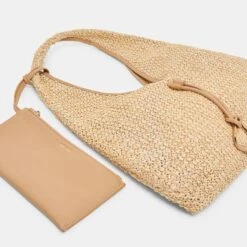 MISSIE TOTE NATURAL RAFFIA(Missie Tote Natural Raffia) -Dolce Vita Shop DOLCEVITA HANDBAGS MISSIE R NATURAL 2
