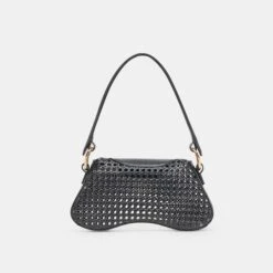 MOLENE SHOULDER BAG BLACK CANE(Molene Shoulder Bag Black Cane) -Dolce Vita Shop DOLCEVITA HANDBAGS MOLENE BLACK 2 4c761c50 c7d5 4ba5 b89c bf60db68ea88