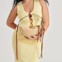 MONACO SHOULDER BAG NATURAL RAFFIA(Monaco Shoulder Bag Natural Raffia) -Dolce Vita Shop DOLCEVITA HANDBAGS MONACO NATURAL 03 4